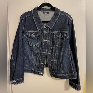 Lane Bryant Dark Blue Jean Jacket